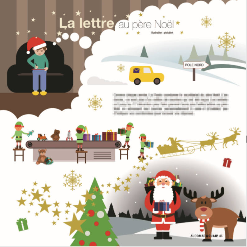 illustration pour magazine